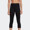 Adidas W D2M 3S 34 Tig Training Sports Knitted Tight Брюки женские низ черный DU2043