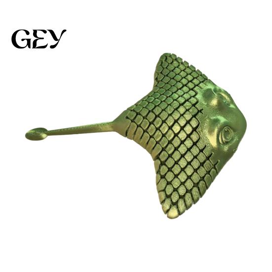 Decorative Items for Bedroom 3D Printed Manta Ray Fidget Toy, Flexible Articulated Sea Animal Figurine Artistic PLA Decorations Desktop Decoration,