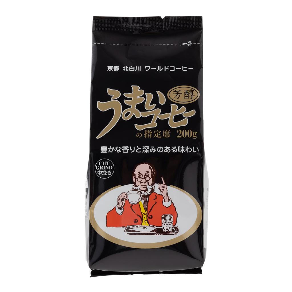 WORLD COFFEE Delicious Coffee Reserved Seat Aromatic Blend 200g X 12 Bags [medium Ground]