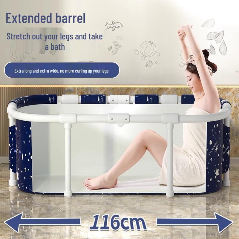 YIXI Foldable Bathtub for Adults and Kids