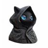 Декоративные фигурки кошек 3D-печатная скульптура кошки Декор Статуэтка кошки в капюшоне Мистический кот Украшения для кошек Декор для дома