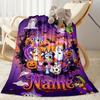 Christmas Adventure Pencilmates Customize Text Blanket Lightweight Personalized Blanket Warmthful Decor Perfect for Living Room Couch Sofa Picnics