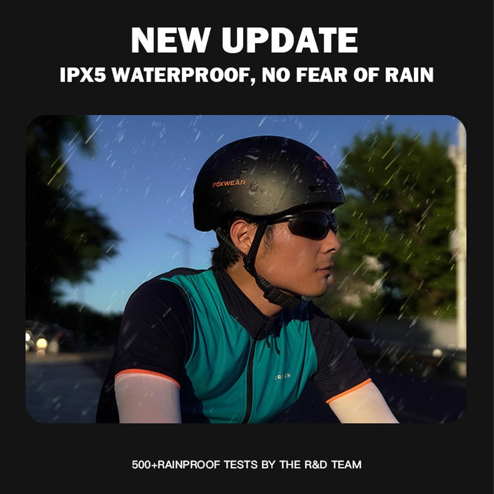 WiFi Camera Helmet Waterproof Motorcycle Smart Helmet with Camera Front Rear LED Light