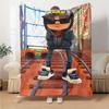 Subway Surfers Theme Printed Blanket - Perfect for Couch, Bed, Travel & Outdoor Use | Machine Washable, Cozy & Durable.