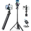 Kingjoy M080P Складной телескопический штатив-столик из алюминиевого сплава для селфи, прямой трансляции, мобильного телефона с отслеживанием лица и дистанционным управлением