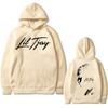 Rapper Lil Tjay Destined 2 Win Double Sided Print Hoodie Man Black Cotton Sweatshirt Men Women Fashion Oversized Hip Hop Hoodies