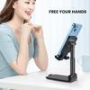 Foldable Phone Stand Adjustable Angle And Height With Silicone Pad Suitable For Desktop Fully Foldable Phone Stand Compatible