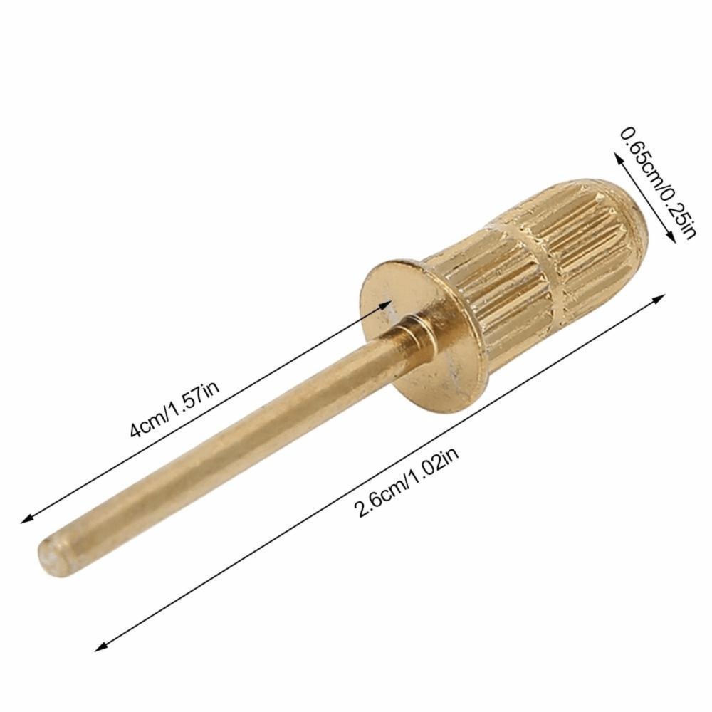 10pcs 2.35Mm Standard Shaft Nail Sanding Band Mandrel Salon Daily Nail Grinding Auxiliary