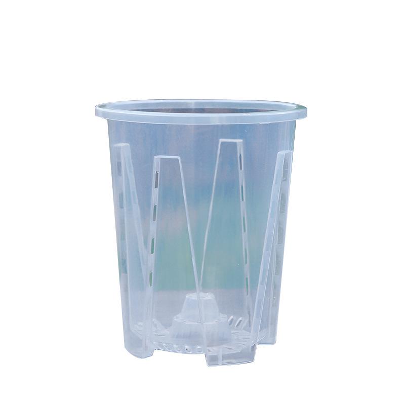 Transparent Breathable Flower Pot for Phalaenopsis and Dendrobium - Root Control Design