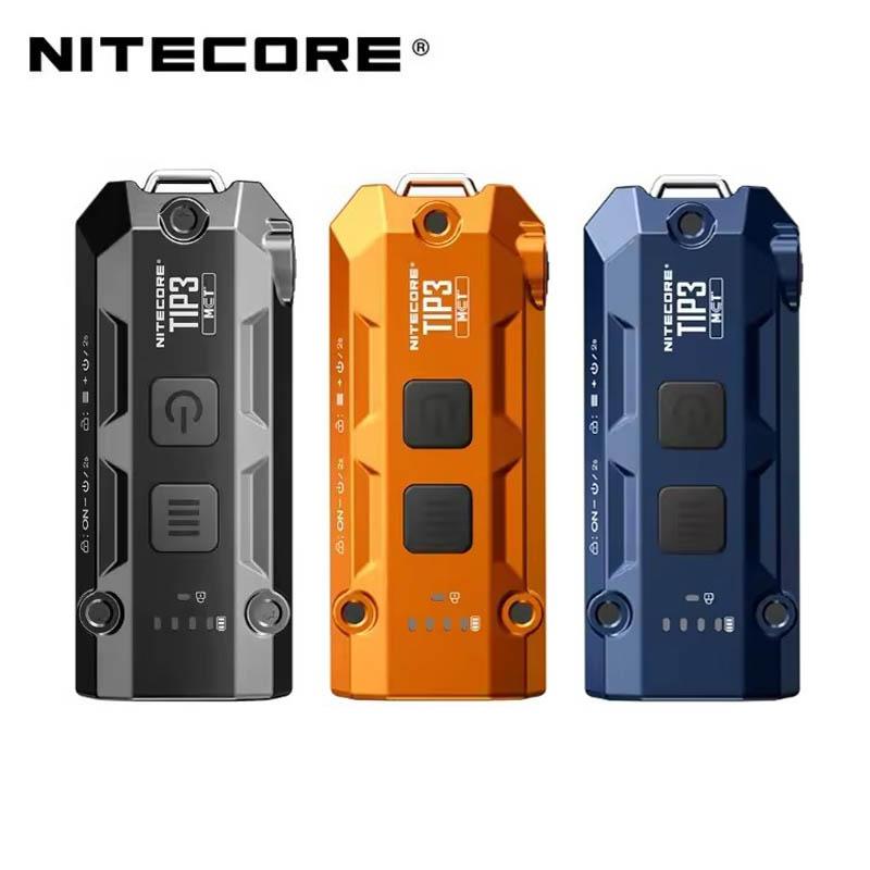 2026 NEW NITECORE TIP3 Keychain Light 720 Lumens Multi-Color Temperature USB-C Rechargeable EDC Flashlight