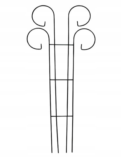 Garden Support for Climbing Plants with Decorative Arch