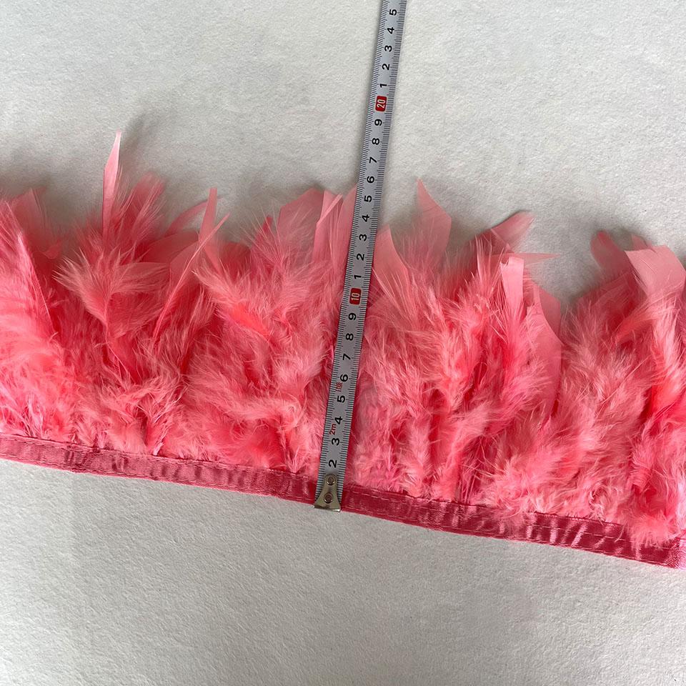 Marabou Feathers Trim 10yards 10-15cm Fringe Ribbon for Wedding Party Clothing Dress Decoration Accessories Sewing Plumes