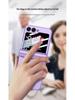 Магнитный чехол-пенал для Samsung Z Flip6: Стильный держатель со складной защитой экрана и прочным жестким корпусом