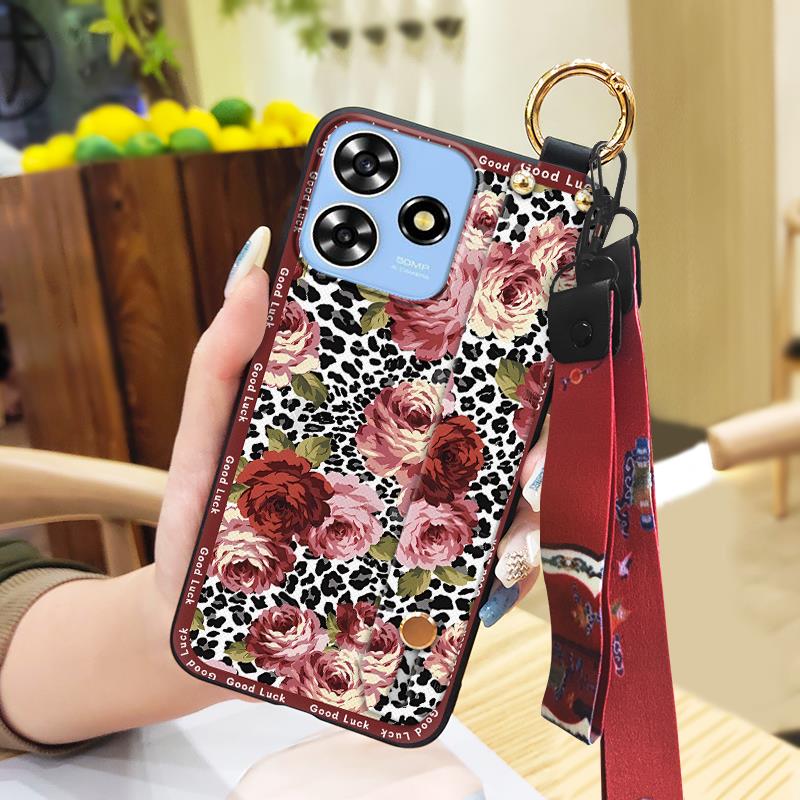 Грязеотталкивающий чехол-браслет для телефона ZTE Blade A73 4G/V50 Smart, водонепроницаемая защитная пыленепроницаемая задняя крышка со шнурком