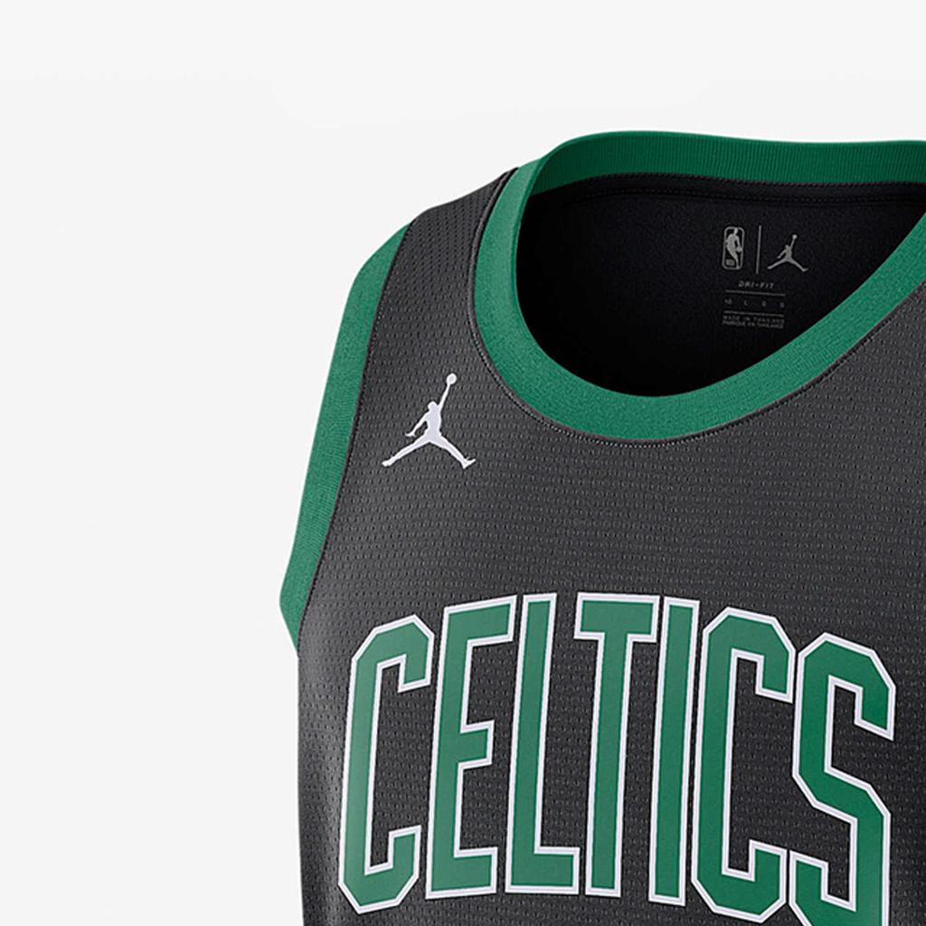 Jordan NBA Statement Edition Player Name and Number Basketball Jersey Season 2020-2021 Men Basketball Jersey Black Green CV9470-010