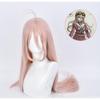 Женский светло-розовый длинный парик 85 см, косплей Danganronpa V3 Iruma Miu, костюм Dangan Ronpa, термостойкие синтетические волосы, вечерние парики