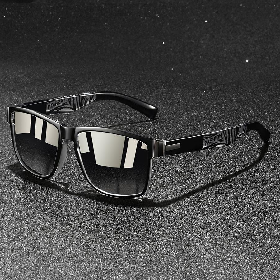 Fashion Vintage Square Pattern Sunglasses Men Women Driving Luxury Brand Designer Sun Glasses Man Driver's Eyewear UV400 Eyewea