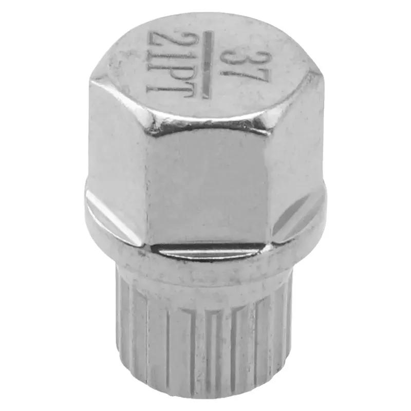 37/21PT Hollow Car Anti Theft Wheel Lock Lug Nut Screw Removal Key For BMW Replacement Auto Accessories