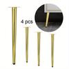 4pcs Furniture Leg Accessories Furniture Legs Metal Furniture Legs Replacement Sofa Living Room Bedroom Table Cabinet TV Stand Feet