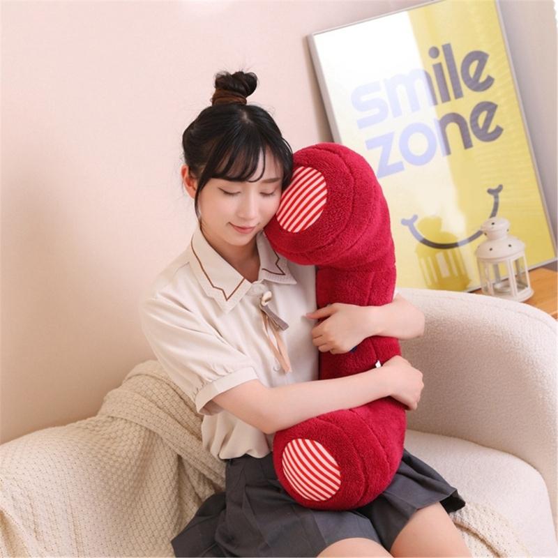 Plush Phone Throw Pillow Funny Telephone Doll Toy Sleep Pillow Christmas Decors for Bedroom Sofa Birthday Gift for Kid