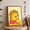 Disney Winnie The Pooh Aviator Paint By Number Kit Drawing Canvas DIY Picture Home Decor Painting Wall Art Craft Gift Set For Adult