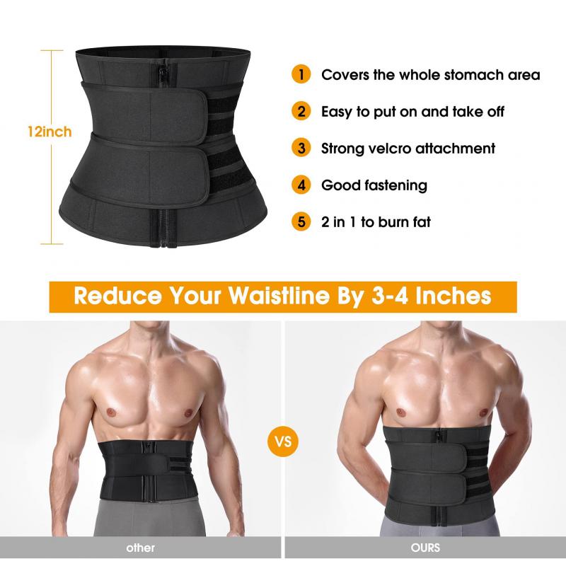 Men Waist Trainer Trimmer Corset for Weight Loss Tummy Control Body Shaper Compression Shapewear Sweat Belt Slim… More4.3More than 1000 purchases