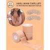 5M/Roll Invisible Push Up Breast Lift Boob Tape,Breathable Elastic Fabric Breast Lift Tape Self-Adhesive Push Up Nipple Cover