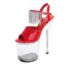 Summer New High-heeled Shoes Sexy Model Show Stiletto Pole Dancer Slippers 1986 Series 16.5cm Heel 7cm Platform LFD