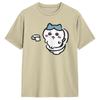 Hachiware On The Toilet Potty Chiikawa Usagi Poop Pooping Meme T Shirt T-Shirts Short Sleeve Cotton O Neck Oversize Clothing