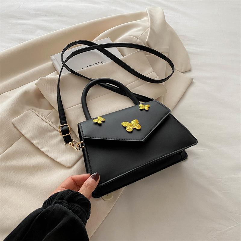 Маленькая женская сумка в иностранном стиле 2024 года, новая популярная повседневная сумка через плечо с бантом, модная мини-квадратная сумка прилив