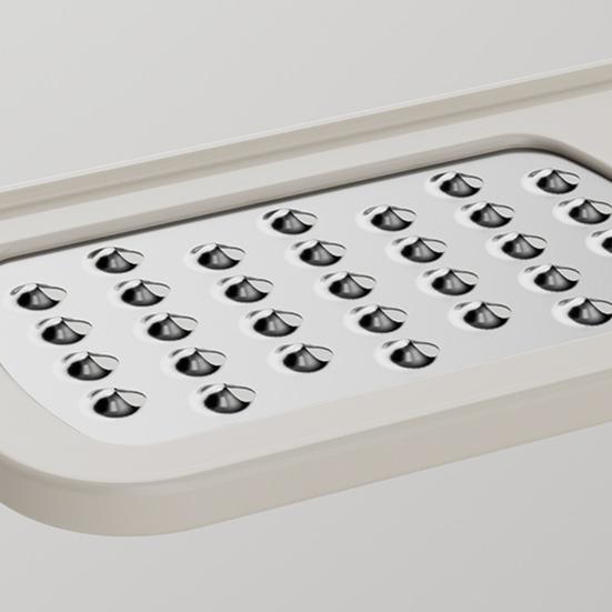 Овощерезка 3-в-1, терка, из нержавеющей стали, кухонный комбайн для нарезки, машина для нарезки с защитой для рук, жульен, пюре