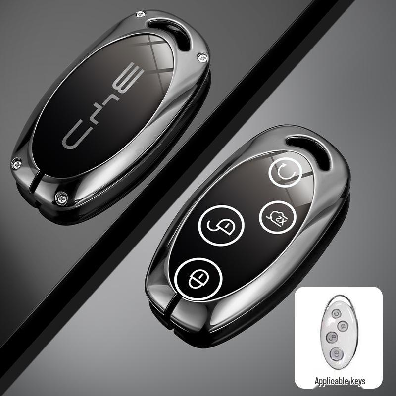 BYD Dolphin 22-24 Key Case: Compatible with Han, Song Plus, Tang DMI, Qin Pro, Yuan E2