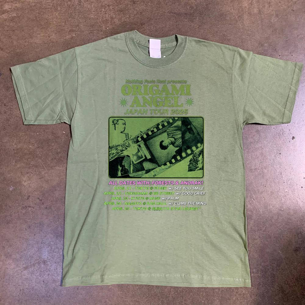 NEW Origami Angel Tour 2025 Band Gift For Fan S to 5XL Green T-shirt GC3559 Unisex T-Shirt