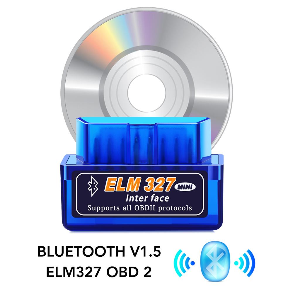 Elm327 V1.5 Bluetooth OBD2 Scanner Diagnostic Car Elm327 OBD 2 Elm 327 Car Diagnostic Tool ODB2 Auto Scan Adapter