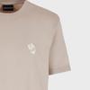 Emporio Armani Мужская футболка-поло SS24, однотонная, с круглым вырезом, с логотипом, свободного кроя, с коротким рукавом, мужская, серая, 3D1TN3-1JOCZ-0180