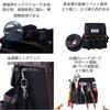 YSkrep Tool Bag, Waist Bag with Belt, 13 Pockets, Multiple Tool Bag, Electrician's Bag, Tool Roll, Tool Holder, Tool Box, Repair Bag, Multi-functional