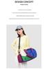 Спортивная сумка для бадминтона Color-Block с отделением для обуви - Портативная сумка для спорта, путешествий и фитнеса