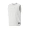Li Ning Bad Five Fashion Versatile Casual Loose Round Neck Letter Print Vest Men Tops Gray AVSV173-1