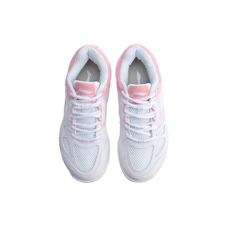 Li Ning Защитные Бадминтонные Кроссовки Женские Низкие Светло-Розовые AYTN054-6