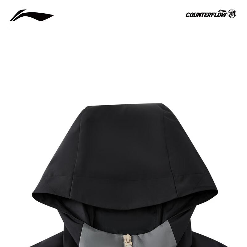Li-Ning Мужская защитная флисовая куртка AFYW051 для активного отдыха