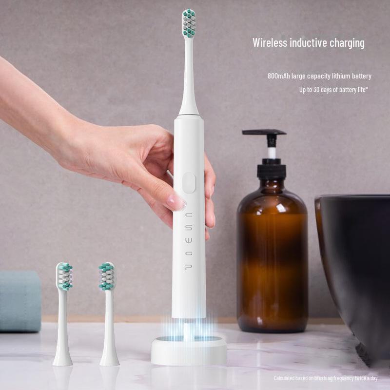 Waterproof Sonic Electric Toothbrush for Adults with Magnetic Levitation & Wireless Charging - Fully Automatic