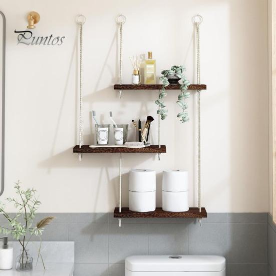 Подвесные полки для растений, прочная несущая конструкция, простая установка, деревянная полка для растений, подвесная на подоконник