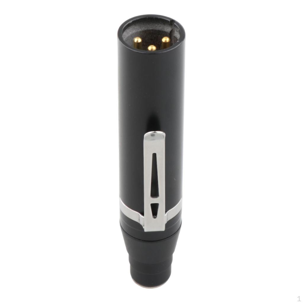 -Performance Adapter Male 4pin Sturdy Converter Mini Easy To Use XLR -microphone