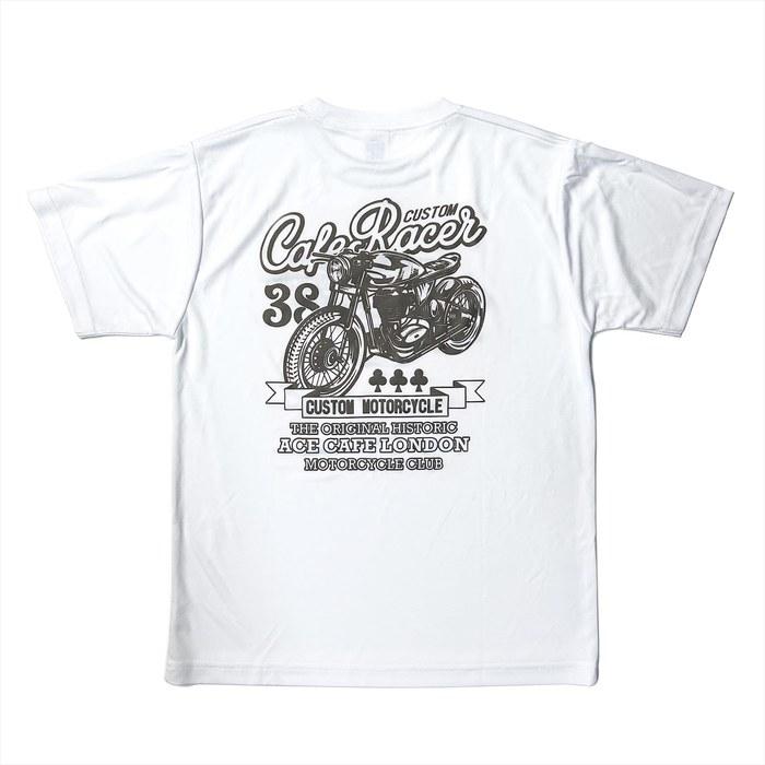 ACE CAFE DRY T-Shirt "Cafe Racer" White/XL