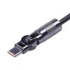 USB C 1 Штекер на 3 Штекера Разветвитель Передача Данных Зарядка Поворот на 180 Градусов Удлинитель Кабель-разветвитель для Смартфона