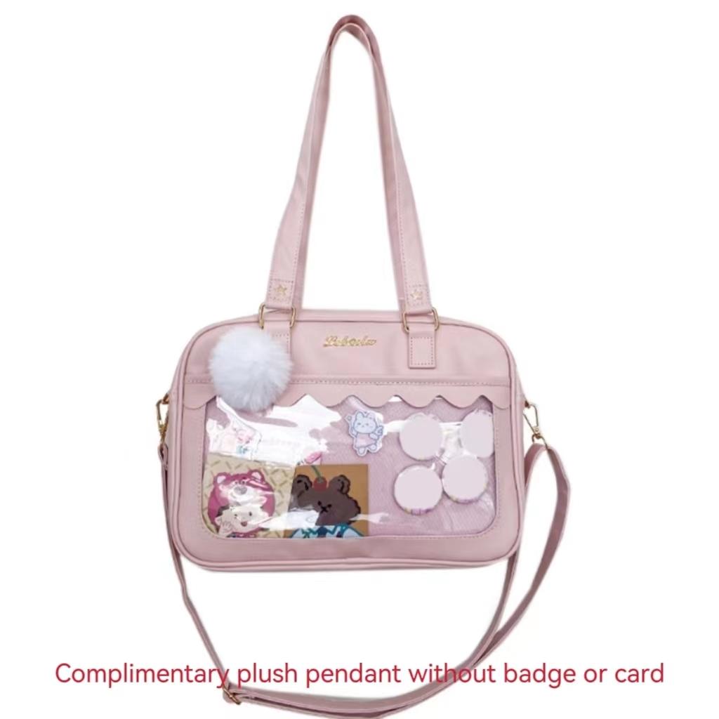 Женская японская стиль Каваи Сумка через плечо Новая Ita Bag Прозрачная JK Сумка-тоут Сумка для покупок Студенческая Преппи Роскошная Сумка-мессенджер Сумка через плечо