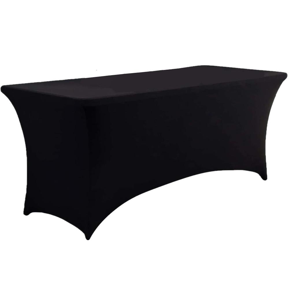 Pack of 3/5pc Stretch Spandex Table Cover Fitted Tablecloth 4Ft/6Ft Rectangle Suitable for Parties Home Banquets Weddings Events