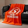 Perth Scorchers Logo Design print blanket soft and cozy perfect for the living room bed sofa or a nap,gift