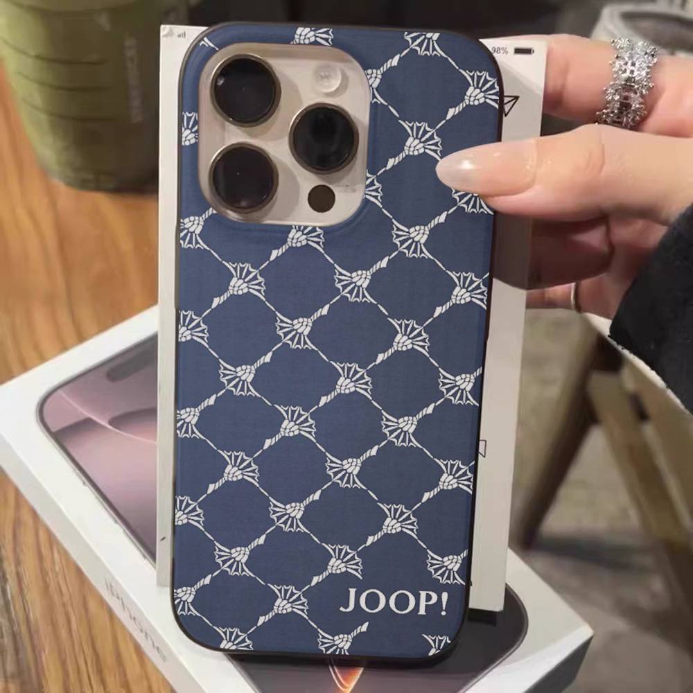 Модный бренд J-Joop Для IPhone 17 16 15 14 13 12 11 Pro Max Plus Pro Прозрачный чехол для телефона Нескользящий корпус