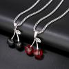 Ожерелье с вишней, хип-хоп кулон, мужская модная крутая и красивая цепочка для свитера с аксессуарами